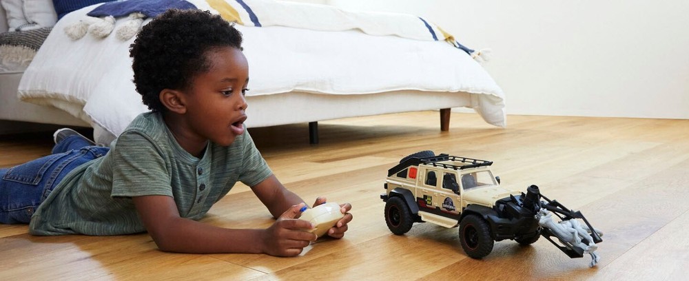Jurassic World RC Jeep GLADIATOR Full Function Control + Dinosaur & Claw 🌟NEW🌟