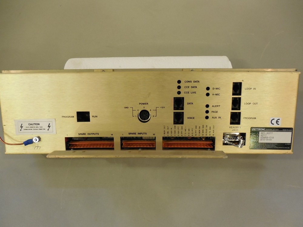 Zetron Model 4217B Audio Panel