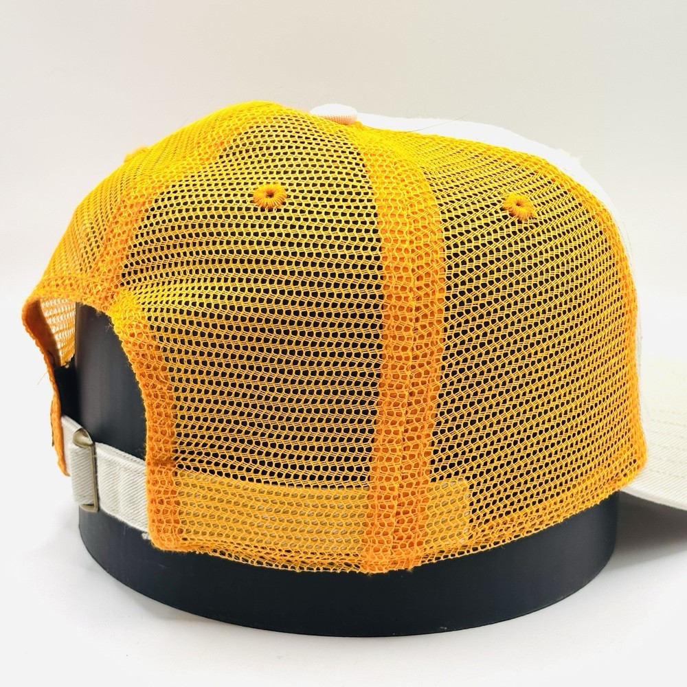 Smithsonian "Save The Bees" Orange / Tan Adjustable Back Strap Cap Hat Bioworld