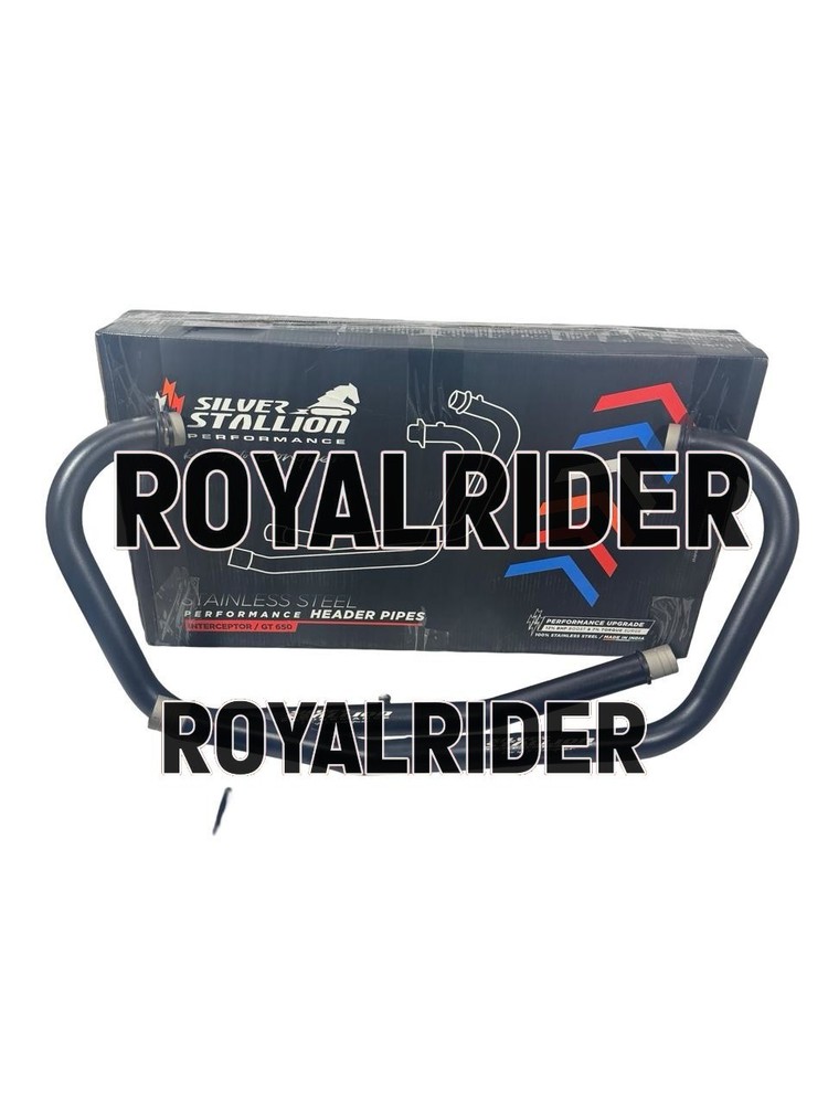 SSP HEADER PIPE BLACK FIT FOR ROYAL ENFIELD INTERCEPTOR & GT 650