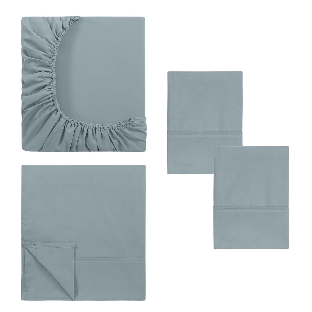 Modern Threads Soft Microfiber Solid Sheets - Luxurious Microfiber Bed Sheets...
