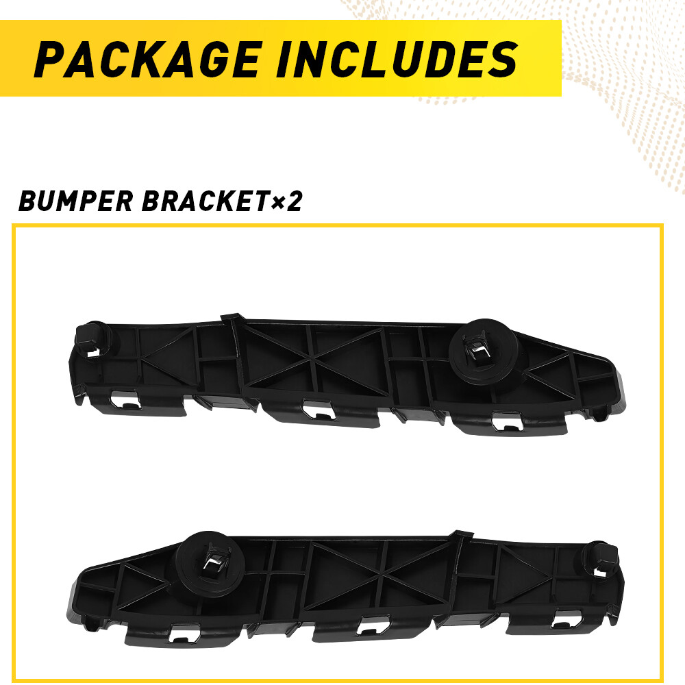 Left & Right Side Front Bumper Support Bracket For 2006-2015 Lexus IS250 / IS350