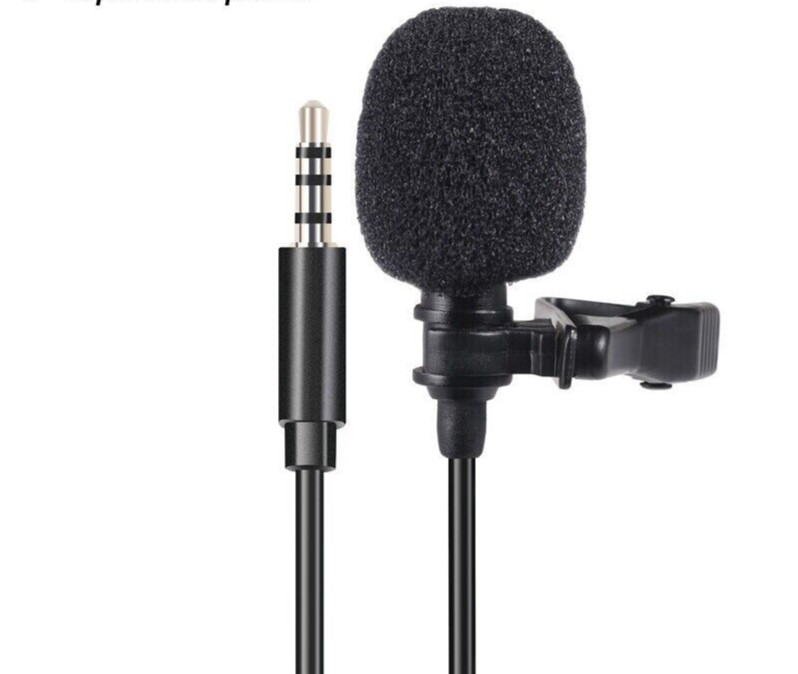PROFESSIONAL Lavalier Lapel Microphone Mic For iPhone Android&Windows Smartphone