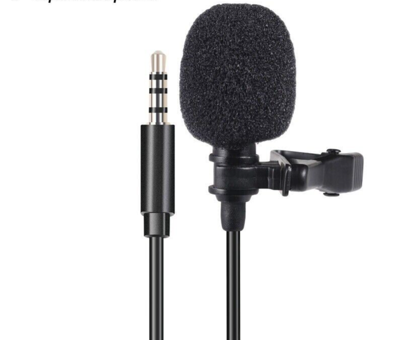 PROFESSIONAL Lavalier Lapel Microphone Mic For iPhone Android&Windows Smartphone