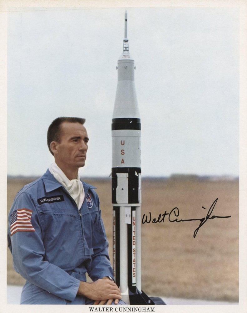 Walt Cunningham- Signed Photograph