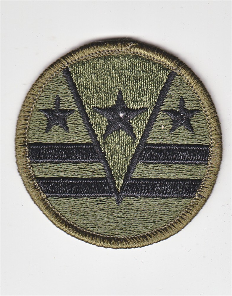 Army Patch: 124th Army Reserve Command (ARCOM) - subdued, merrowed edge