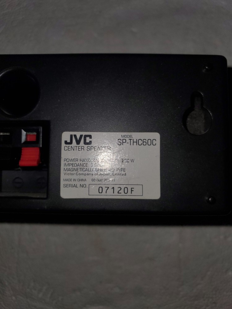 JVC SP-THC60C center speaker Untested