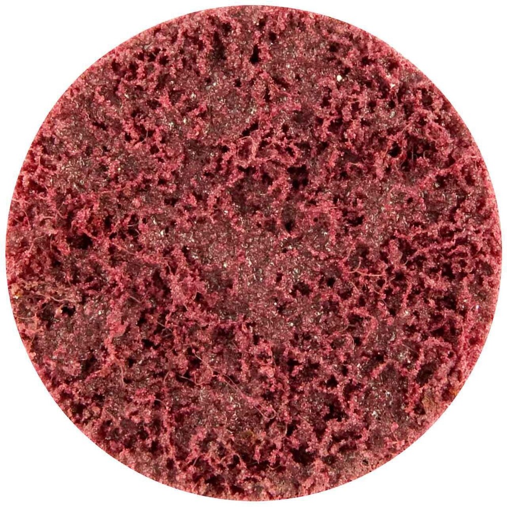 25 pk 66261055022 5"   Rapid Prep NonWoven Hook & Loop Disc  maroon medium
