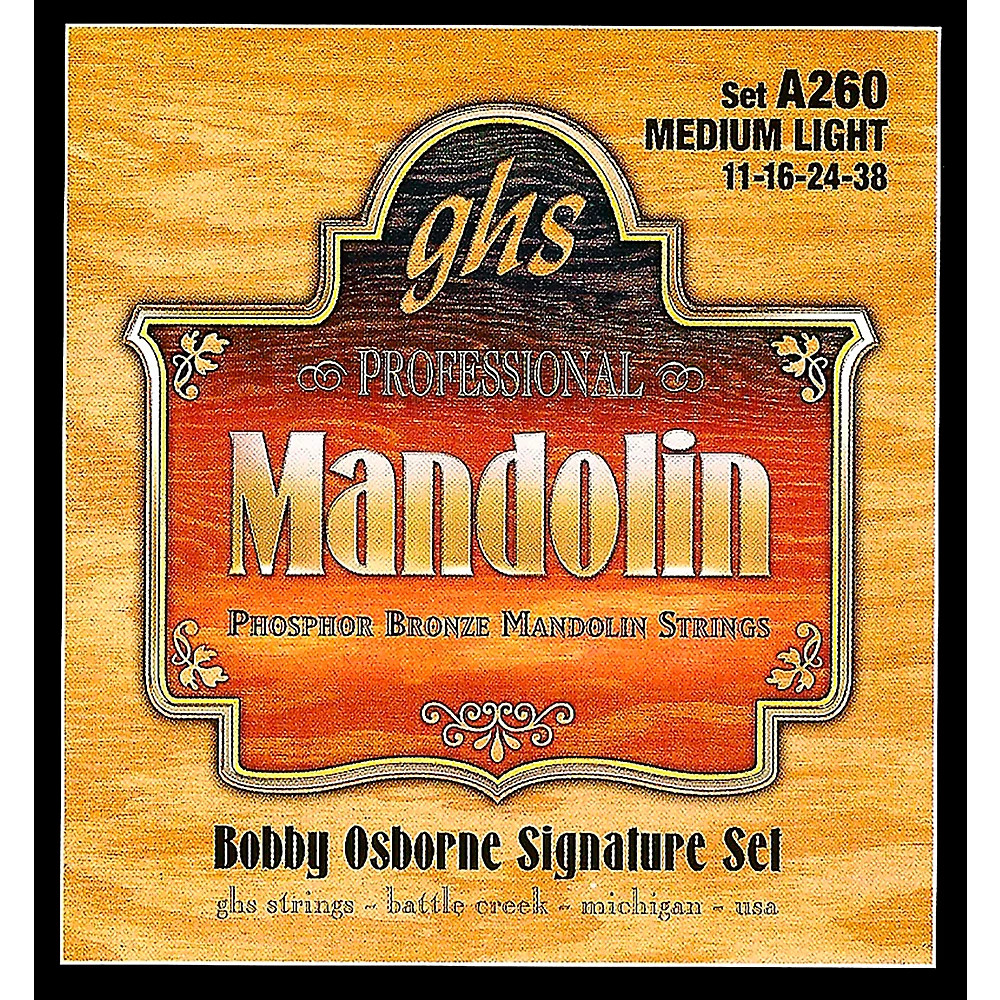 GHS Phosphor Bronze Mandolin Strings Medium Light