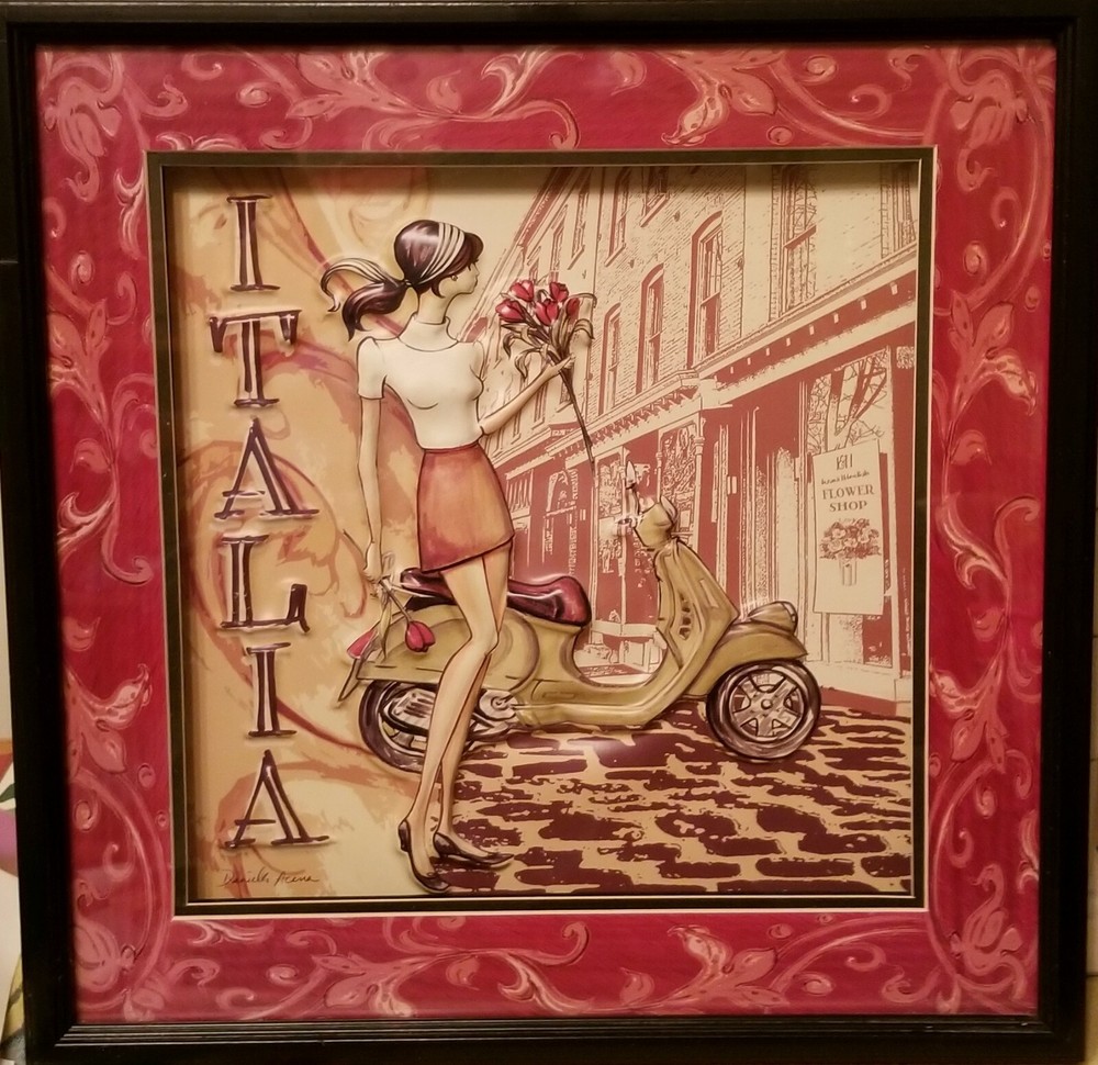 Danielle Acerra Framed Art "ITALIA"