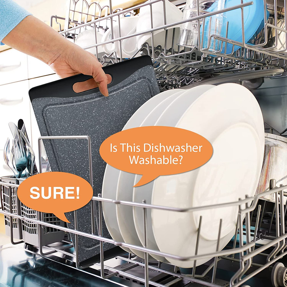 Plastic Cutting Boards for Kitchen (Set of 3)