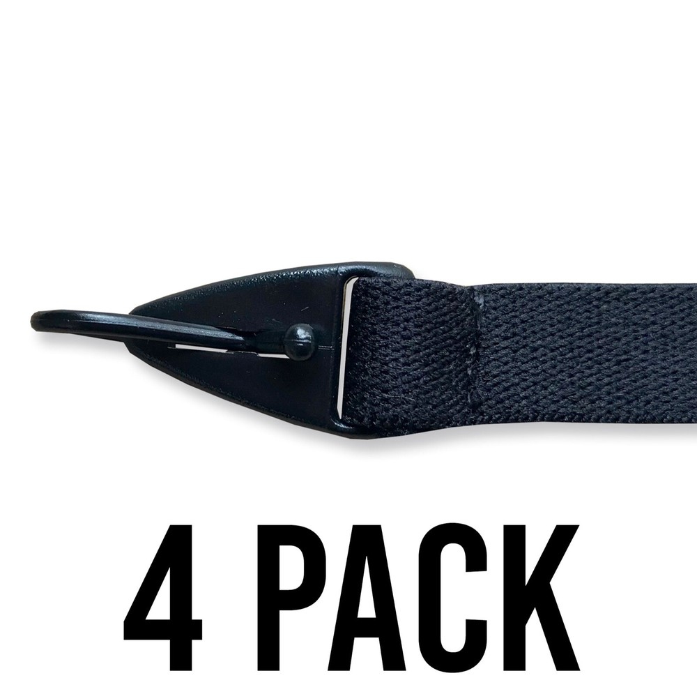 Kids Glasses Strap Eyeglasses Miraflex Holder Elastic String 4 Pack Black
