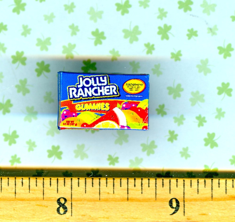 Dollhouse Miniature size Fruit Gummy Candy  Box