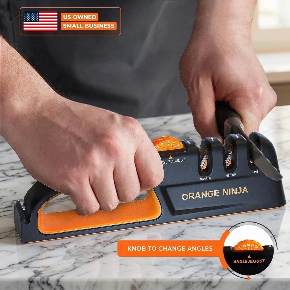Knife Sharpener Professional Ceramic Diamond Steel Sharpening