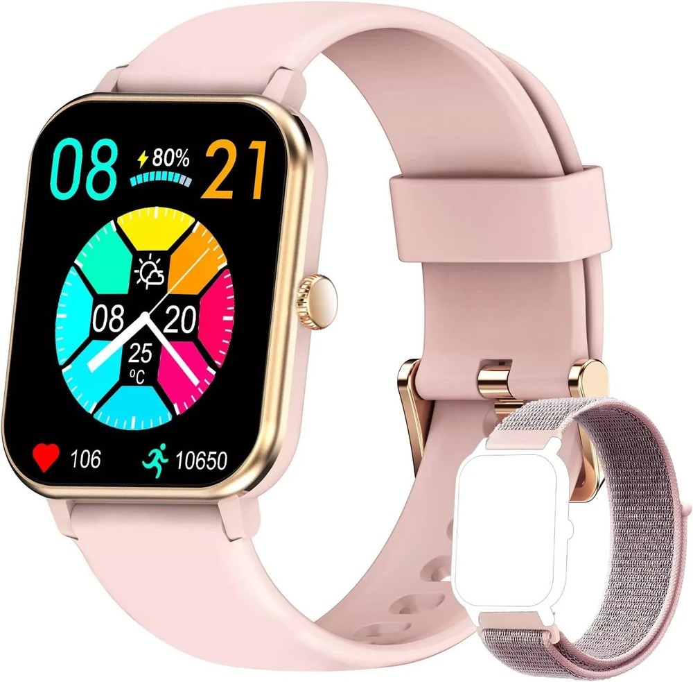 Smartwatch for Men/Women Bluetooth Compatible with iPhone Samsung Android