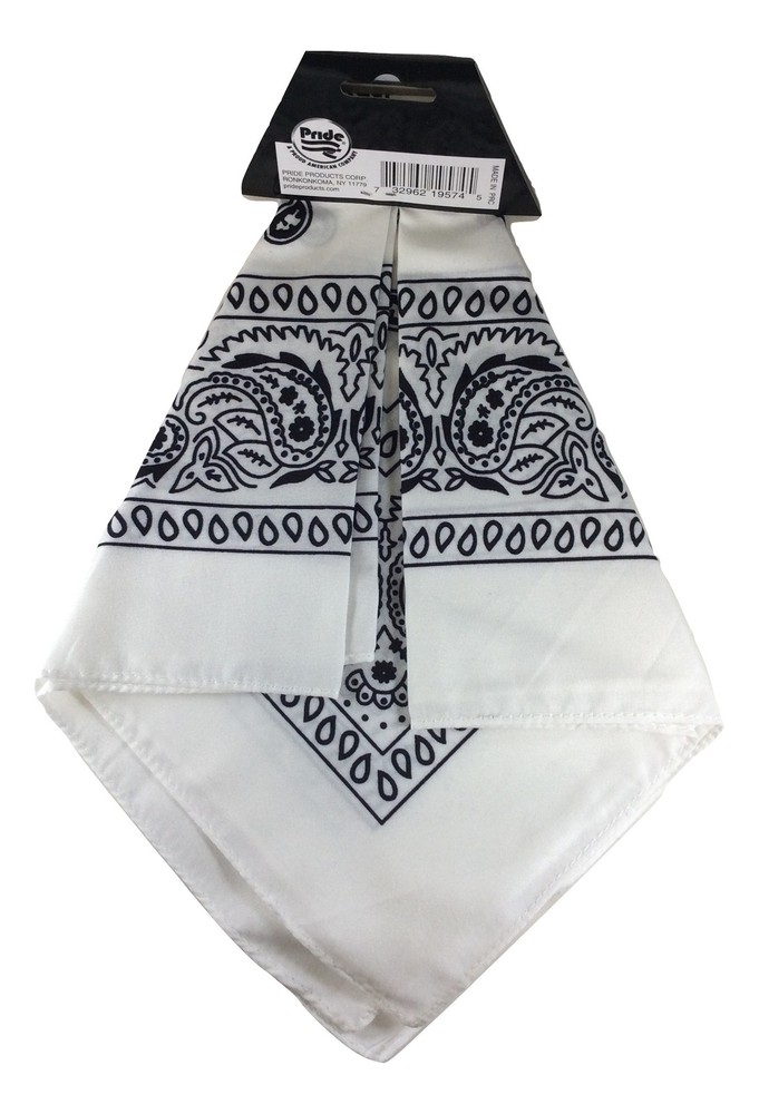 Bandana 21" x 21" - White