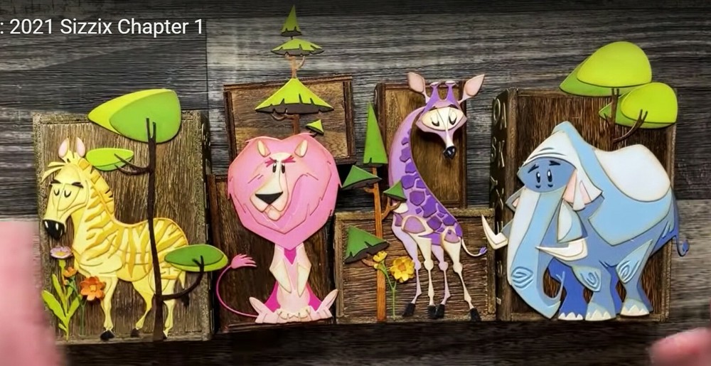 Sizzix Thinlits Funky Toadstools 5PC set #665216 Retail $19.99 by Tim Holtz