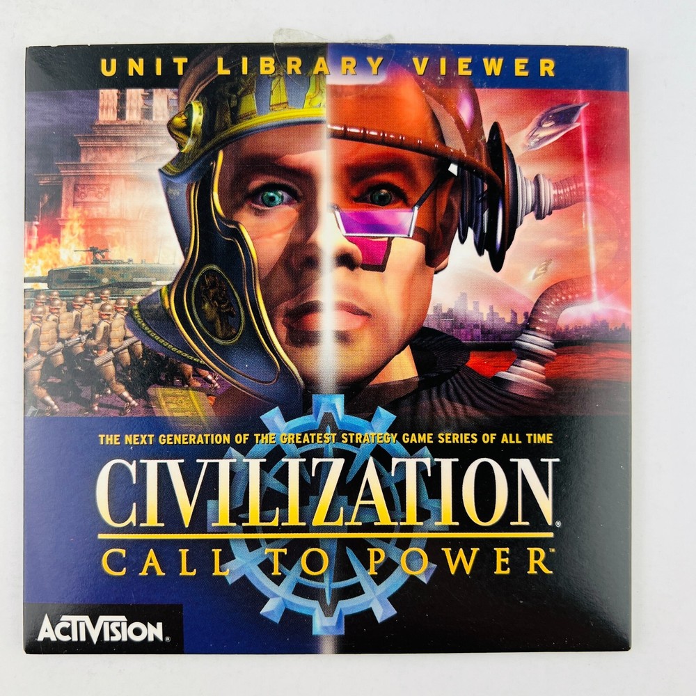 Civilization Call To Power Unit Library Viewer PC CD-ROM Software