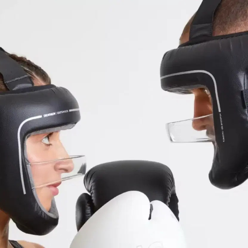 Clear Protective Face Shield Full Face Headgear - Boxing Equipment