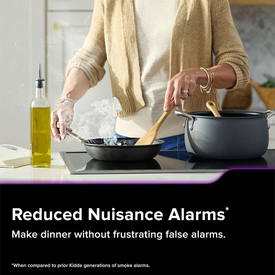 Kidde Hardwired Kidde App Enabled Smart Smoke and Carbon Monoxide Detector, A...