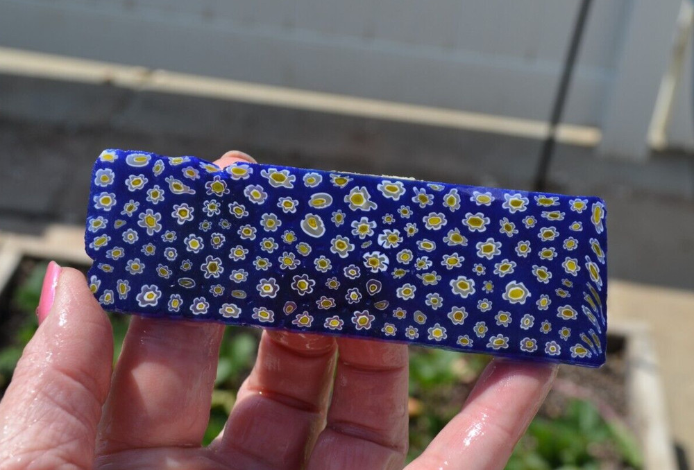 Millefiori Glass slab