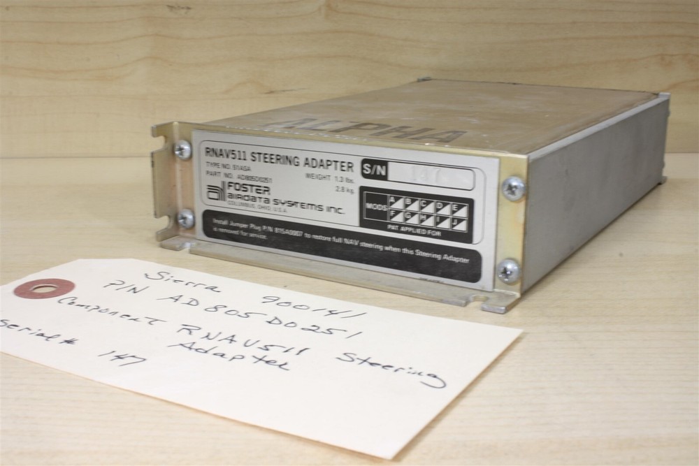 Foster Airdata 51ASA RNAV511 Steering Adapter AD805D0251