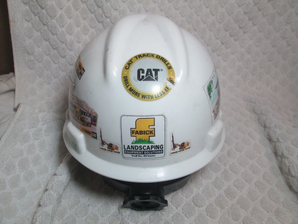 V-Gard CAT Caterpillar Logo Fabick 2012 Hard Hat Cap Size Medium nr