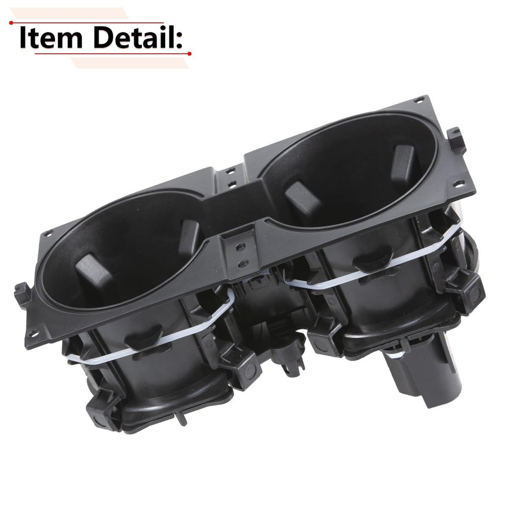Front Center Console Cup Holder for Ford Expedition 2018-2021 w Insert Mat