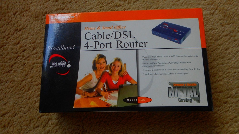 LINKSYS Cable/DSL4-Port Router Model NR041