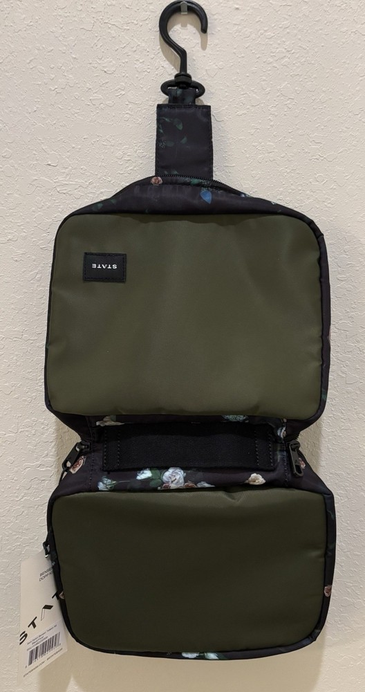 STATE Bensen Toiletry Kit Black/Floral