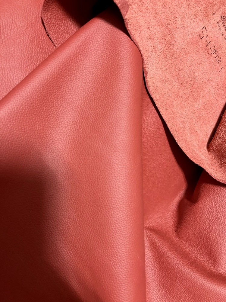 Red Leather Upholstery Full Cow Hide