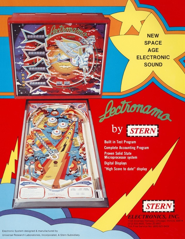 1978 Stern Lectronamo Pinball Machine Rubber Ring Kit