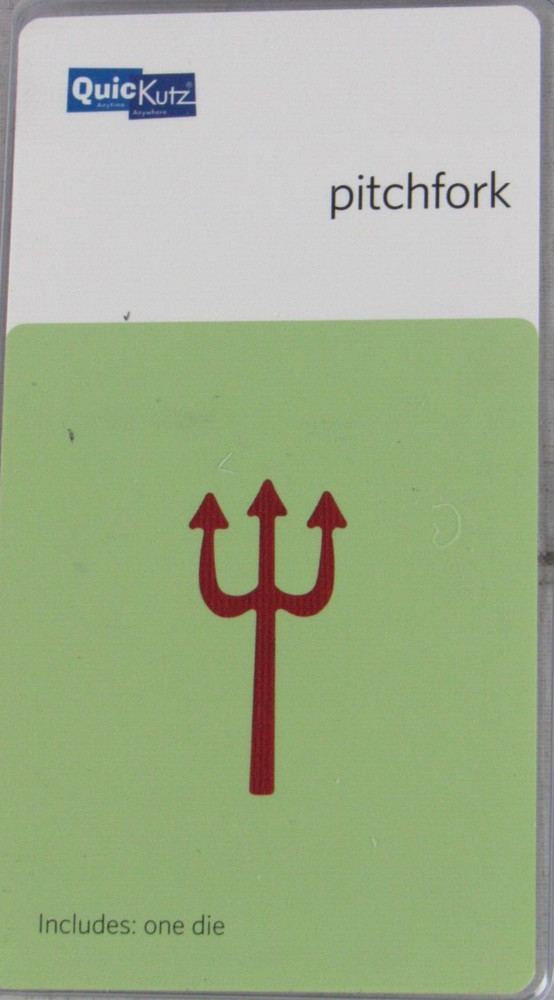 QuicKutz Pitchfork 2x2, 1 Cutting Die Set RS-0610