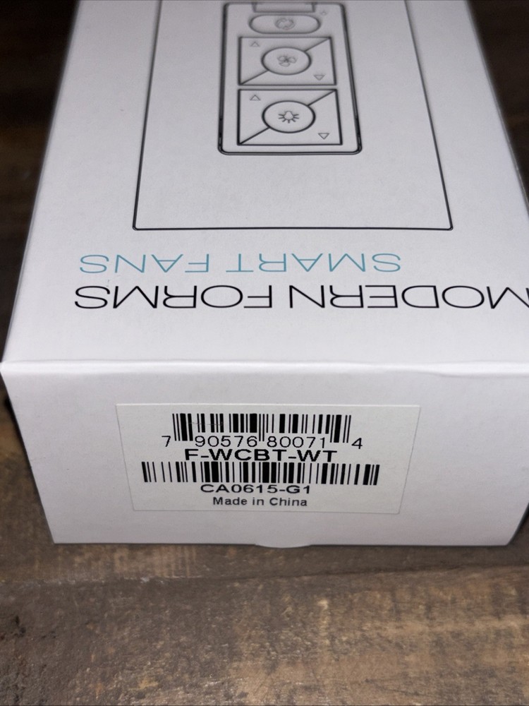 Modern Forms Bluetooth Wall Control for Smart Ceiling Fans White NEW!