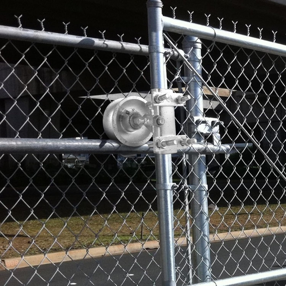 Sliding Gate Rollers - Steel Hardware for 2'' Frame & 1-5/8'' Track (2 Pack)