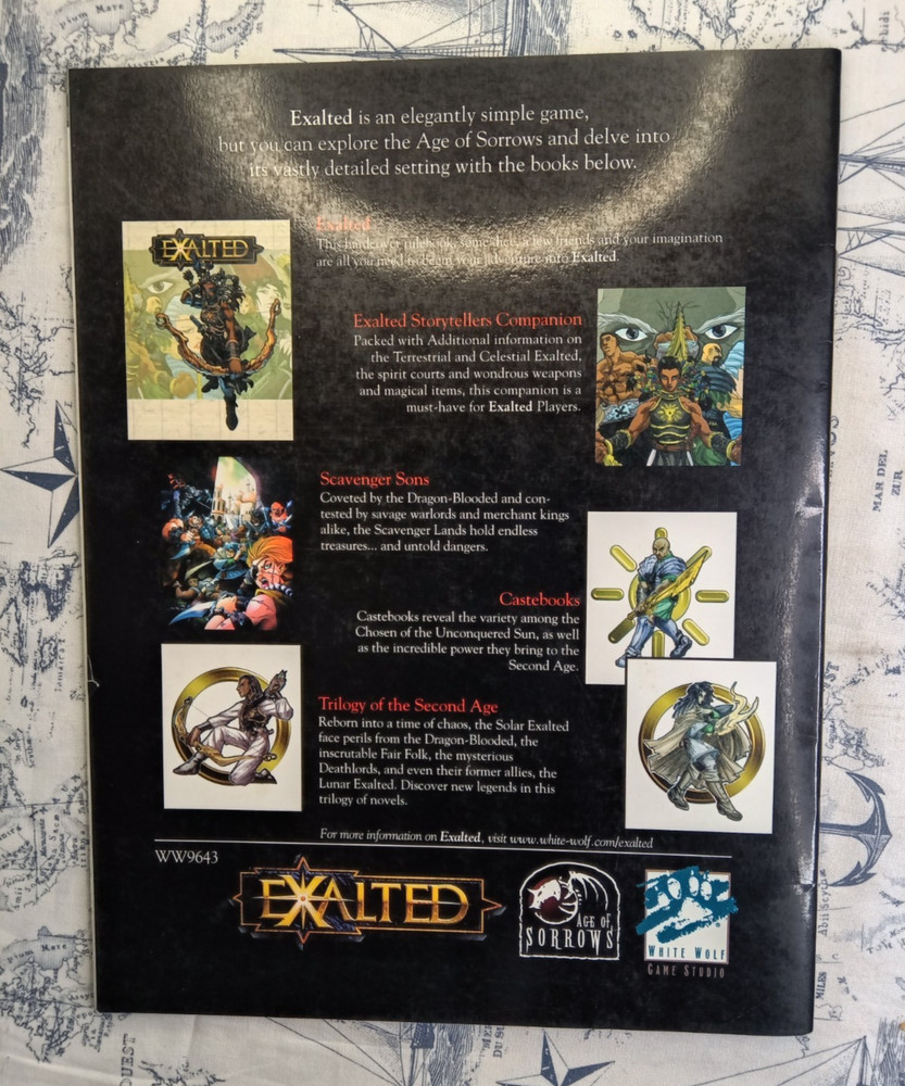 Exalted Free Introductory Kit Book 2001 Paperback White Wolf Game Studio