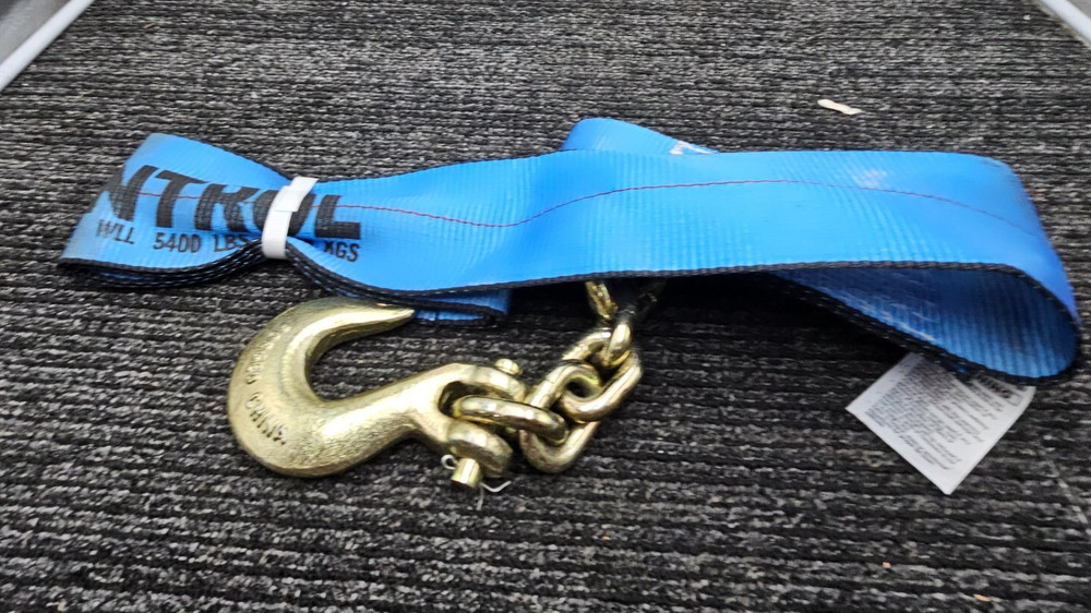 USCC US Cargo Control Blue Strap GRAB Hook 5400lbs Work Load Limit 71"