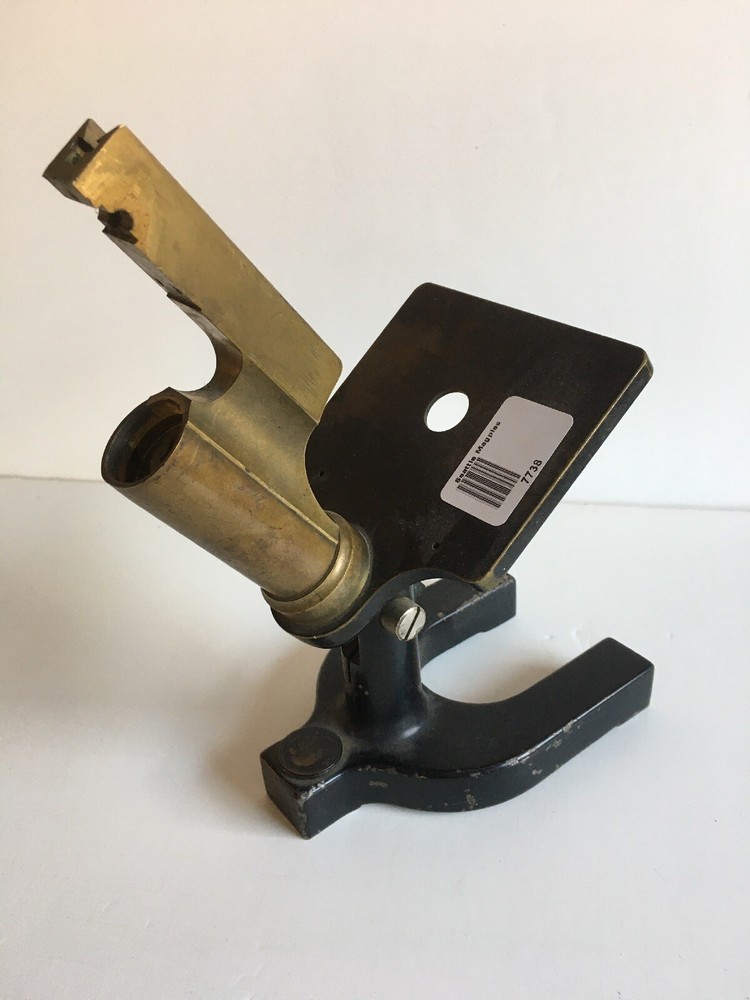 Vintage Bausch and Lomb microscope brass base - 62381