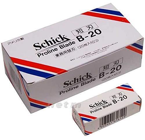 Schick B-20 Replacement Blades 20pcs x 10pcs