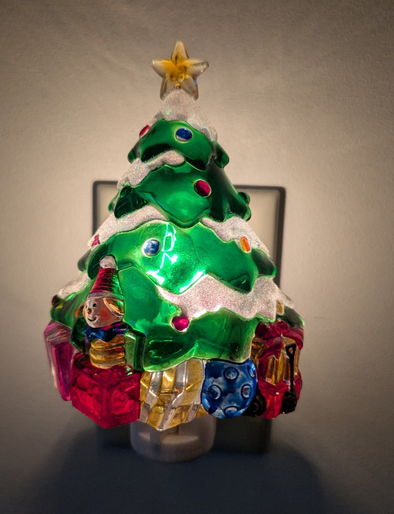 Night Light Christmas Tree Night Light Plug in Acrylic
