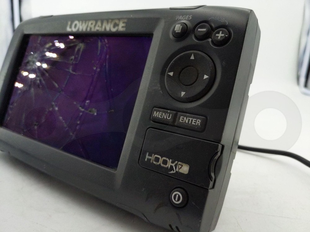 LOWRANCE HOOK 7 CHARTPLOTTER FISHFINDER GPS BOAT 7" HEAD UNIT SCREEN DISPLAY
