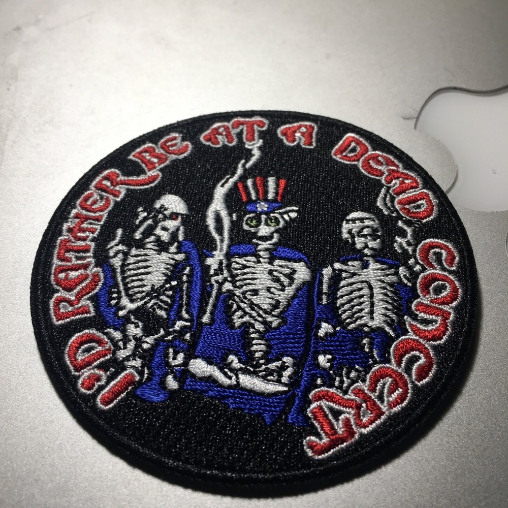 GRATEFUL DEAD IRON ON PATCH
