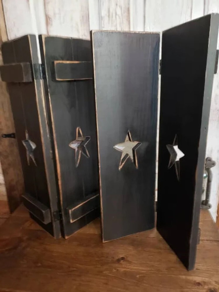 Rustic window shutters / primitive window shutters / shutters