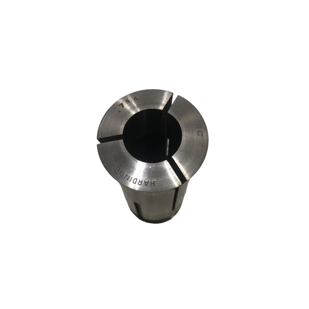 Hardinge 5C Round Collet — Internal & External Threads — Decimal Size .756