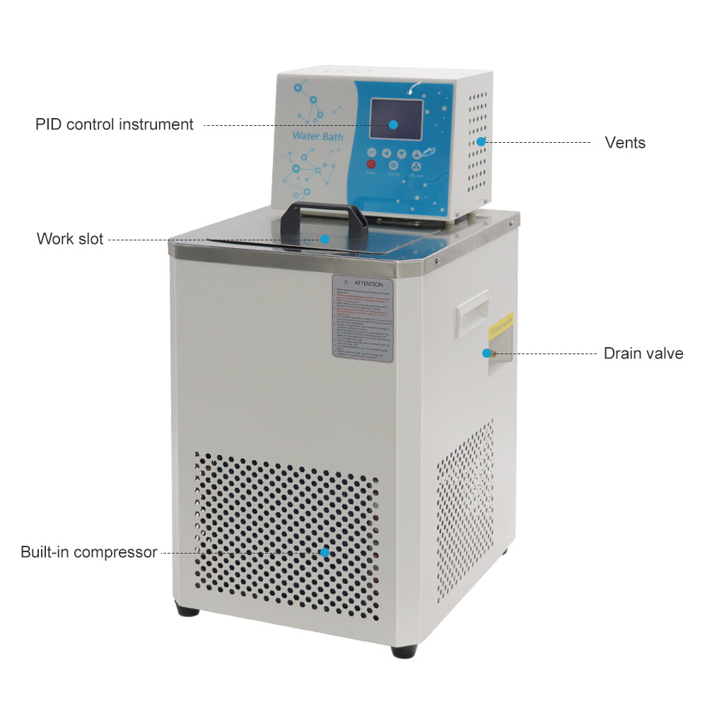 -20℃ to 100℃ 6L Lab Recirculating Chiller Heating And Cooling Circulator Bath