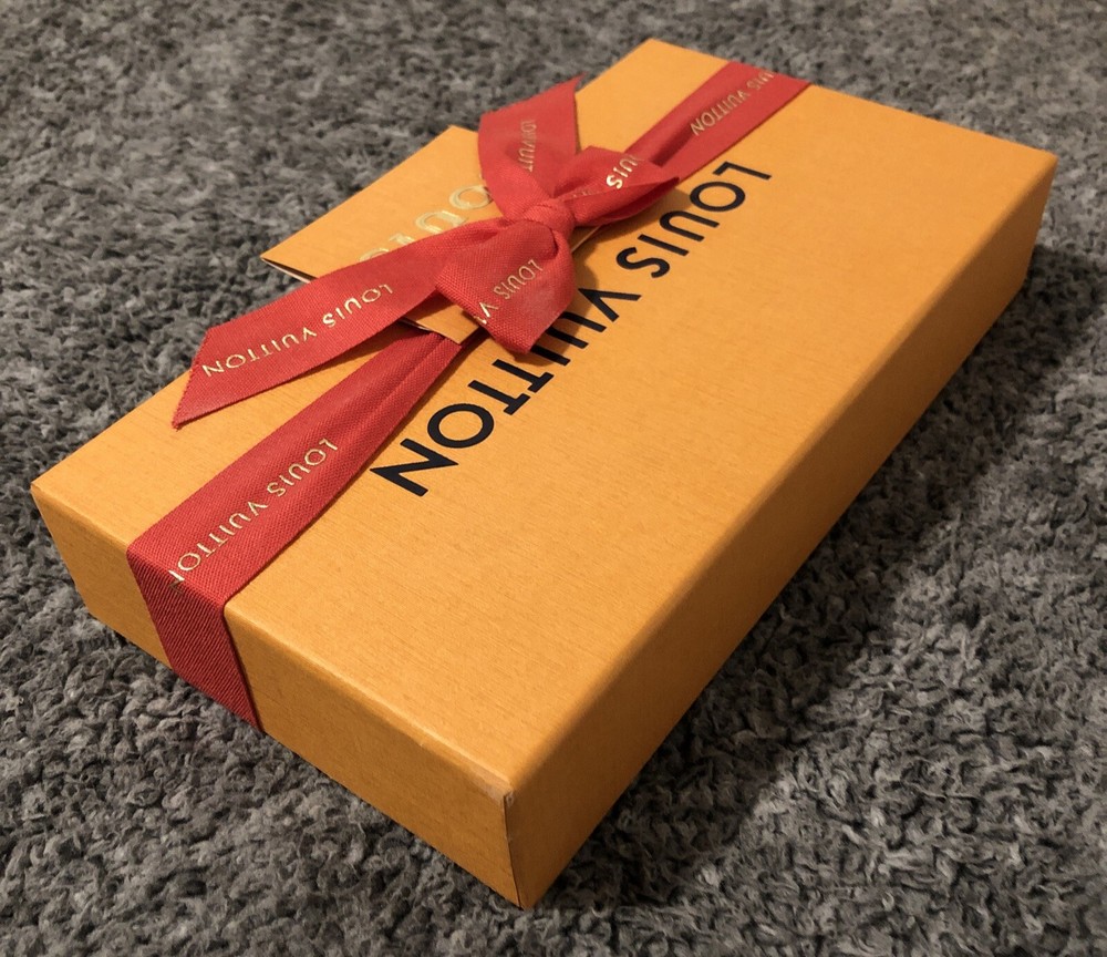 Louis Vuitton Authentic Small Drawer Storage Empty Box Slide 10”x 5.5”x 2” Bow