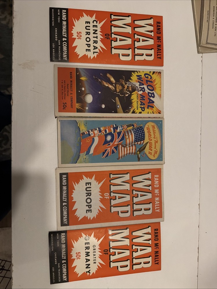 War Maps 1930s