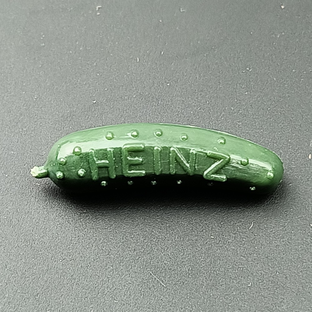 Vintage Heinz Pickle Plastic Pin