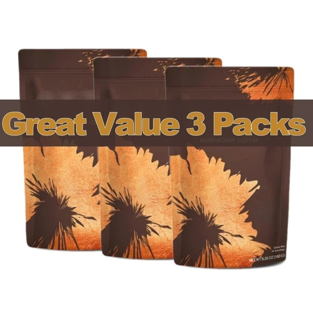 3 PACK Mushroom Coffee 100% Authentic FREE SHIPPING