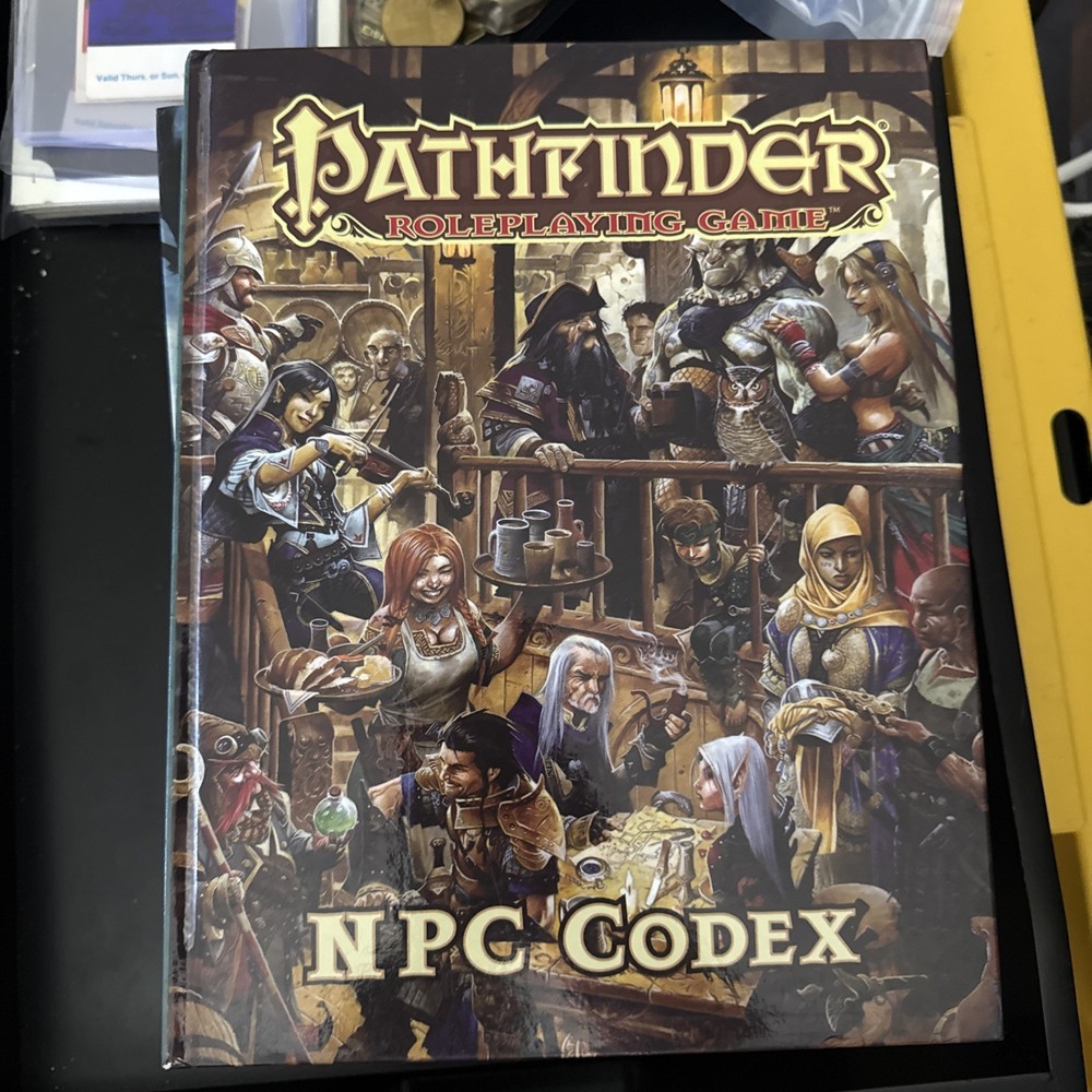 Pathfinder NPC Codex, 1st Print Hardcover Paizo